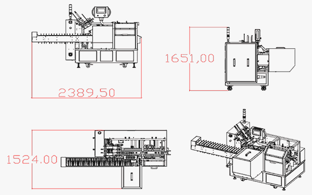 LY200-4自動(dòng)裝盒機(jī)尺寸圖