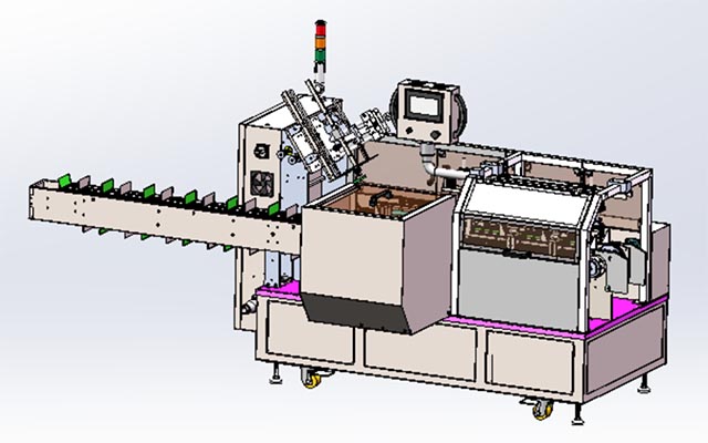 LY200-2自動裝盒機3D設計圖